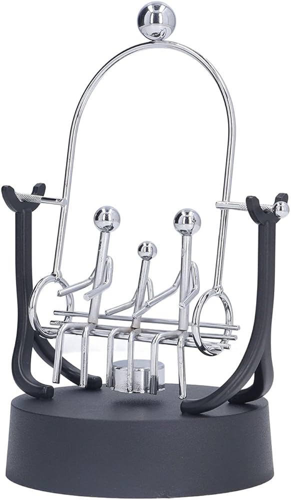 Amazon.co.jp: やじろべえ 永久機関 永久運動机 アートクラフト装飾